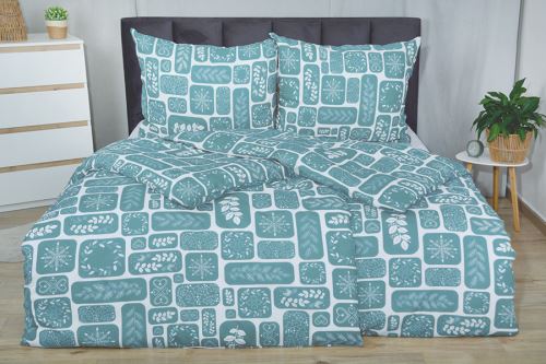 Bavlnené obliečky PLUS MOSTALA petrolejové