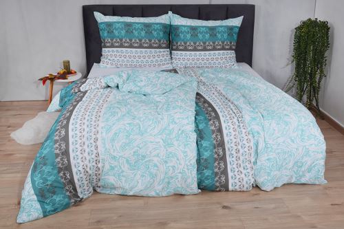 Bavlnené obliečky BASIC predľžené GANT tyrkysové