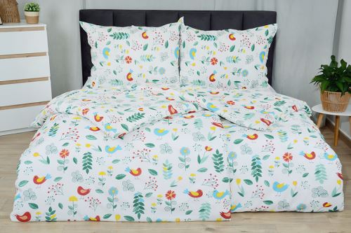 Bavlnené obliečky PLUS MADARA biele