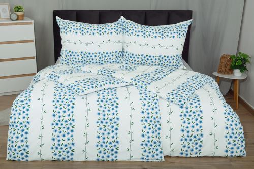 Obliečky flanel mikro 4dielne FLOTA tyrkysové