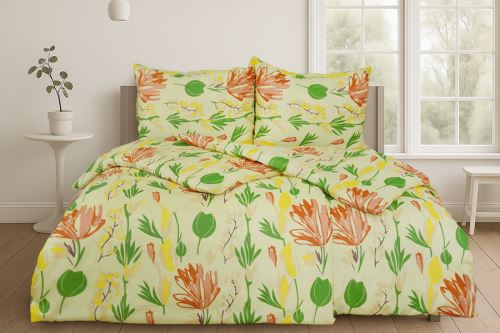 Bavlnené obliečky PLUS ZOLTA zelené