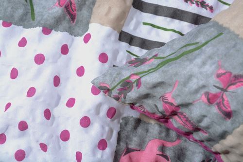 Krepové obliečky predľžené KASIA malinové (3)