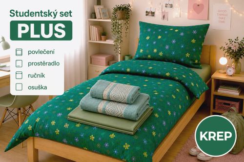 Študentský set PLUS BONETA zelený