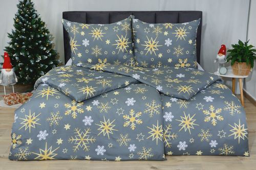 Obliečky z mikro BASIC KELDA zlaté