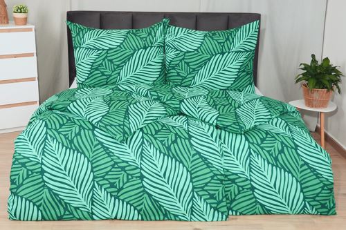 Obliečky mikrosatén 4dielne LEGA zelené