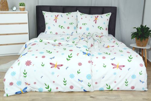 Krepové obliečky PLUS predľžené ANEMA biele (3)