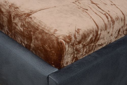 Prestieradlo mikroplyš MOA 180x200 cm orieškové