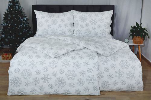 Vianočné Bavlnené obliečky PREMIUM FLAKA