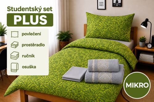 Študentský set PLUS LONA olivový