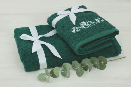 Set uteráka a osušky LIPTO zelený