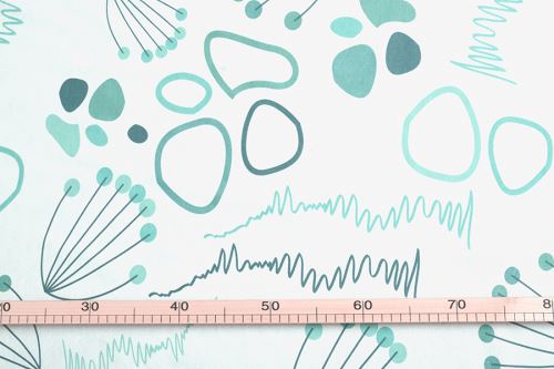 Látka PLUS EGONA tyrkysová 145 cm (3)