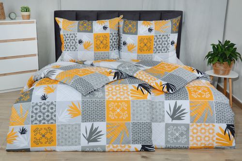 Bavlnené obliečky PLUS NIKA žlté