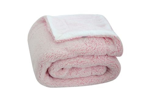 Obojstranná deka BERA ružová
