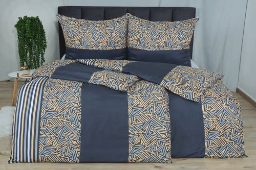 Obliečky z mikrovlákna s bavlneným efektom SAJA broskyňové