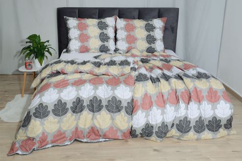 Bavlněné povlečení PLUS REDINA šedé