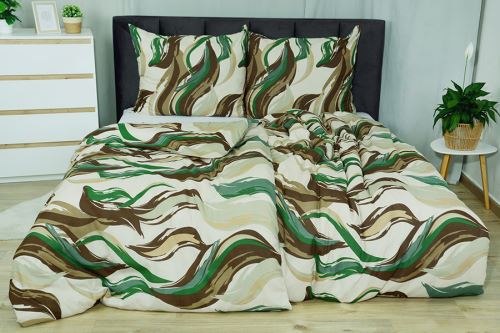 Bavlnené obliečky PLUS 4dielne MALVA béžové (6)