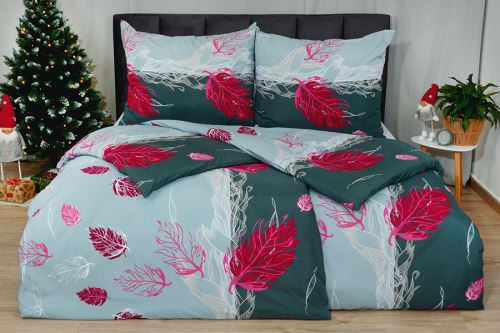 Obliečky mikrosatén BILA malinové