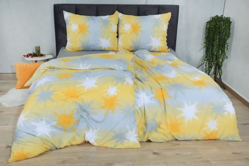 Obliečky mikrosatén 4dielne LASTRA zlaté (1)