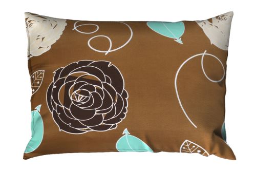 Obliečky z mikrovlákna s bavlneným efektom predľžené ROSETA kávové (3)