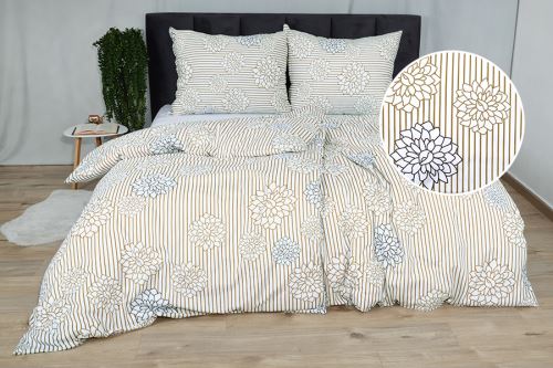 Bavlnené obliečky PLUS ORINA hnedé