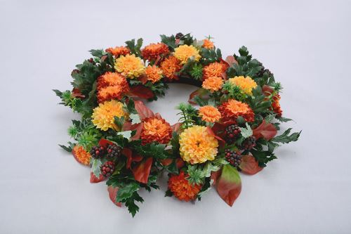 Veniec jesennej CHRYZANTÉMY (2)