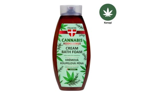 Konope s rozmarínom kúpeľová pena 500 ml