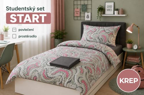 Študentský set START VIRA malinový