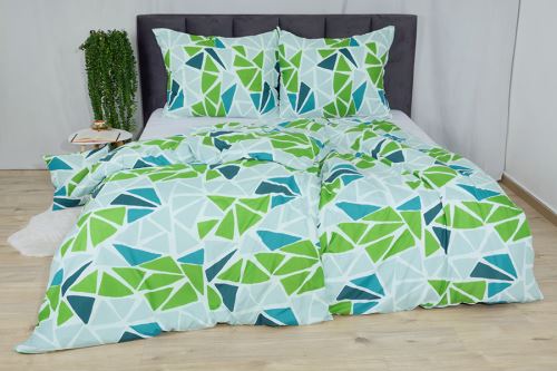 Obliečky mikrosatén 4dielne VANELA zelené