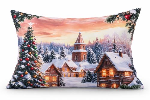Obliečky TOP EXCLUSIVE ZIMNÁ DEDINA (2)