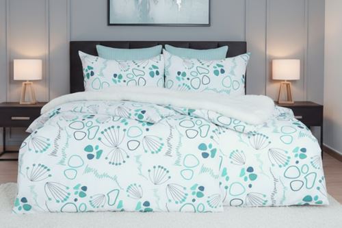 Bavlnené obliečky PLUS EGONA tyrkysové