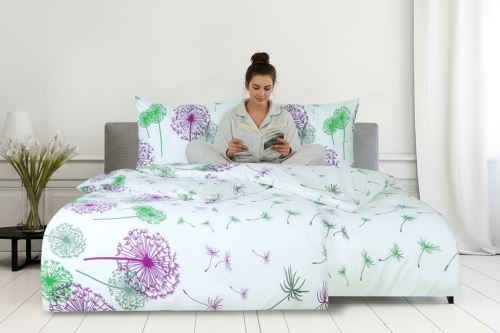 Obliečky mikrosatén MALERA biele