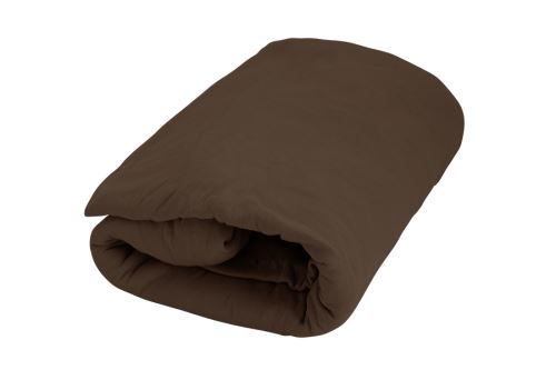 Jersey prestieradlo EKONOM TMAVO HNEDÉ 180x200 cm