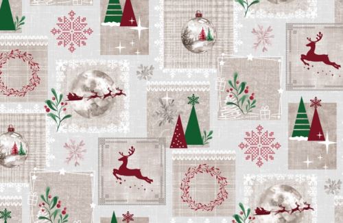 PVC obrus VIANOČNÝ ZIMNÉ KÚZLO