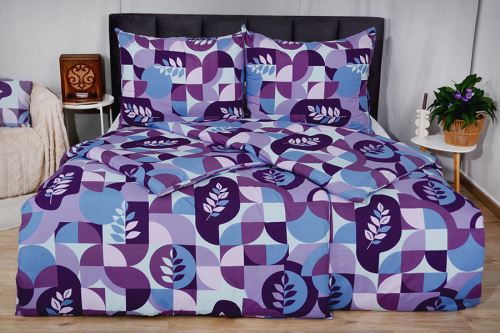 Obliečky mikrosatén 4dielne SAFA fialové