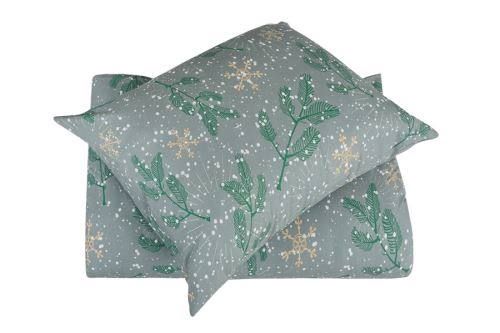 Bavlnené obliečky BASIC predľžené MENDA šedé