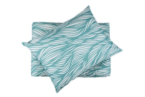 Bavlnené obliečky PLUS predľžené BONITA petrolejové