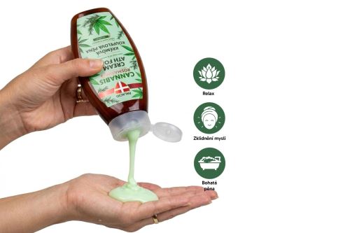 Konope s rozmarínom kúpeľová pena 500 ml (1)
