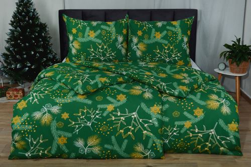 Bavlnené obliečky PLUS NALA zelené