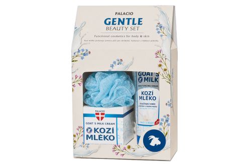 Darčeková sada OŠETRUJÚCA – starostlivosť o pleť a pokožku s kozím mliekom + žinka zadarmo (2)